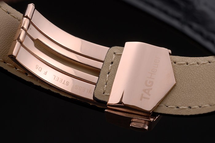 Tag Heuer Carrera Pendulum Black Leather Strap 7919 - Image 7