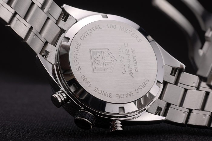 Tag Heuer Carrera McLaren Black Ceramic Bezel Stainless Steel Strap 7920 - Image 7