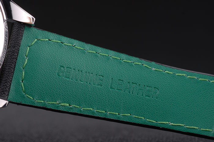 Tag Heuer Carrera McLaren Black Ceramic Bezel Black Perforated Leather Strap 7921 - Image 9