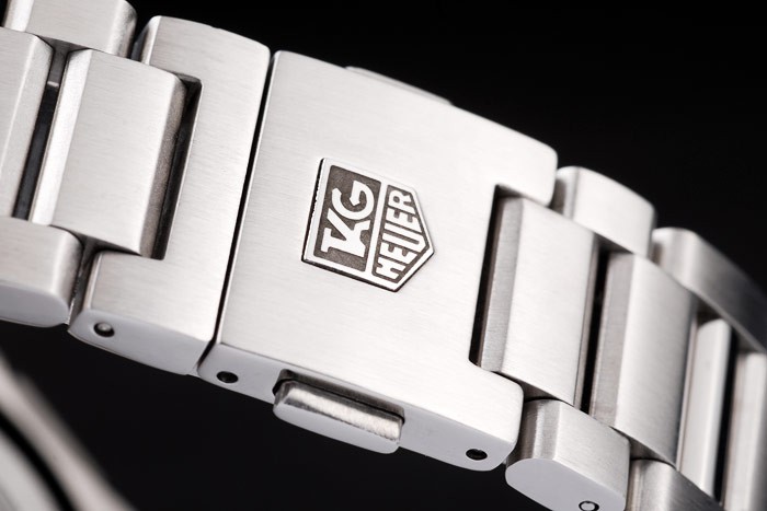 Tag Heuer Swiss Carrera Tachymeter Bezel Stainless Steel White Dial - Image 5