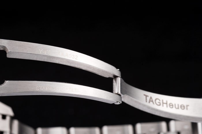 Tag Heuer Swiss Carrera Tachymeter Bezel Stainless Steel Black Dial - Image 7