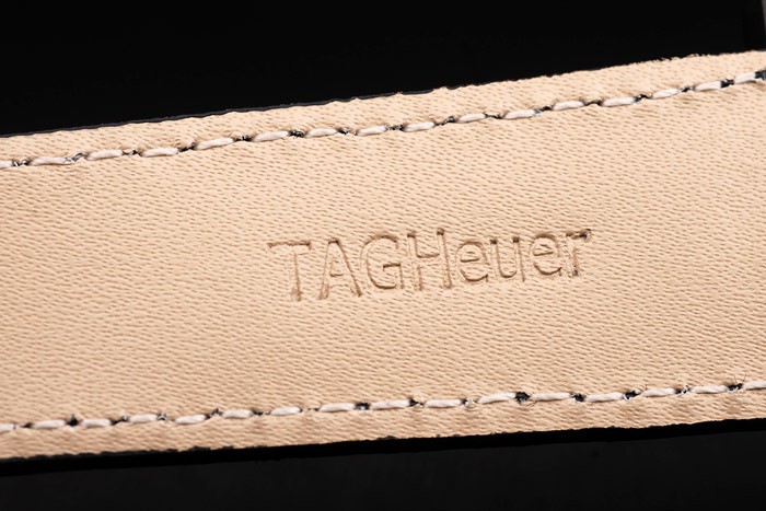 Tag Heuer Monaco Black Ceramic Case Black Dial Black Leather Strap - Image 9