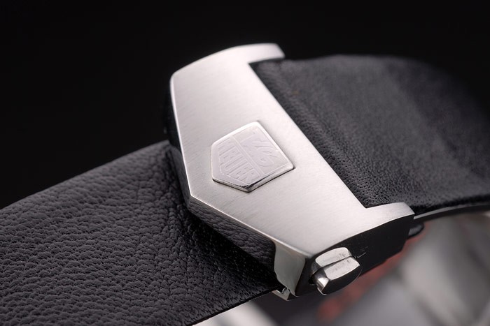 Tag Heuer Monaco Mikrograph Black Leather Strap Black Dial 7924 - Image 8