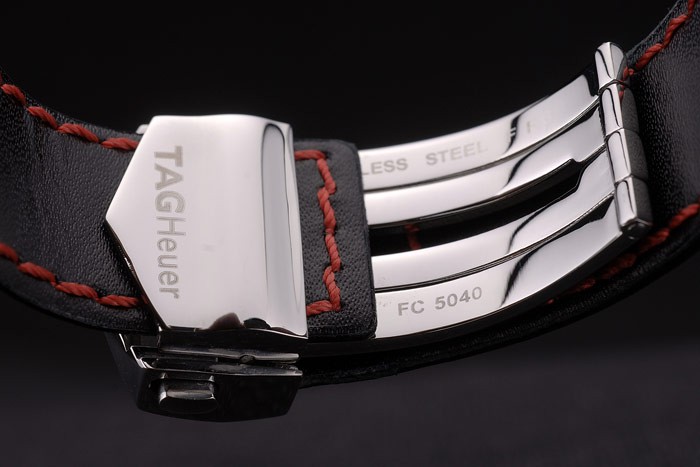 Tag Heuer Monaco Mikrograph Black Leather Strap Black Dial 7924 - Image 9