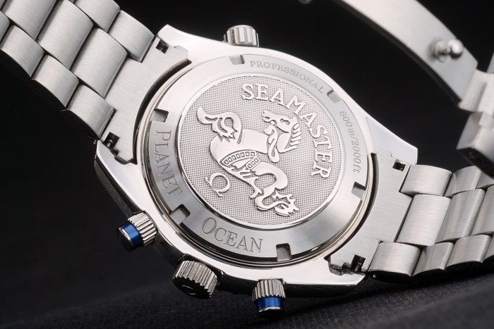 Omega Seamaster Planet Ocean Blue Tachymeter Blue Dial Stainless Steel Strap 80239 - Image 6