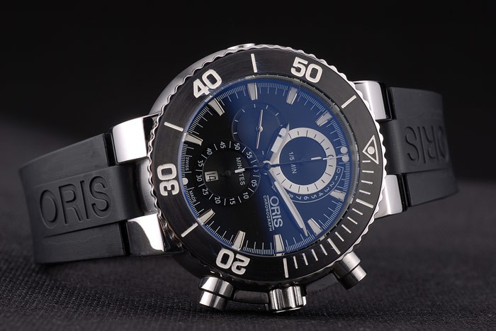 Oris Limited Edition Carlos Coste Black Rubber Strap 7893 - Image 3