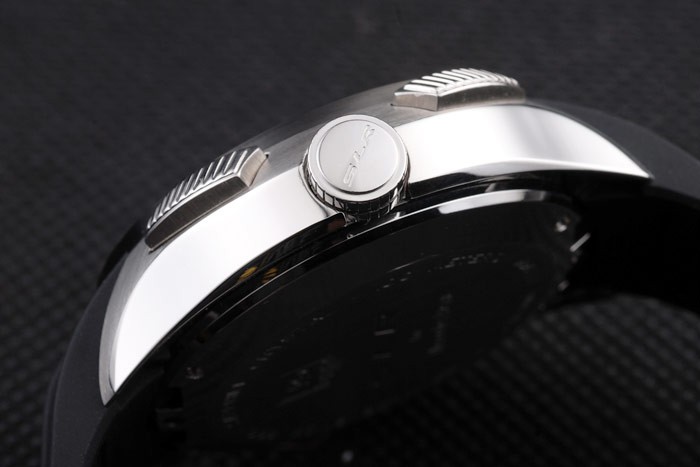 Tag Heuer Swiss SLR Tachymeter Bezel Black Rubber Strap White Dial - Image 8