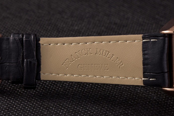 Franck Muller Casablanca Black Croco Leather Strap White Dial 80279 - Image 8