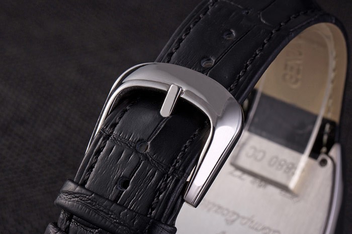 Franck Muller Casablanca Black Croco Leather Strap White Dial 80280 - Image 9