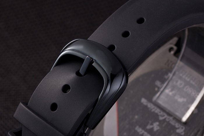 Franck Muller Casablanca Black Rubber Strap Black Dial 80284 - Image 6