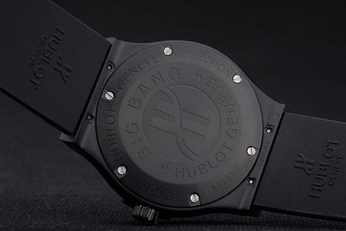 Hublot Big Bang Black Rubber Strap Black Checkered Dial 80193 - Image 7
