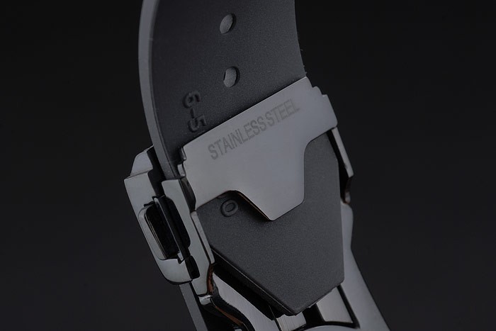 Hublot Big Bang Black Rubber Strap Black Dial Green Pointers 80194 - Image 6