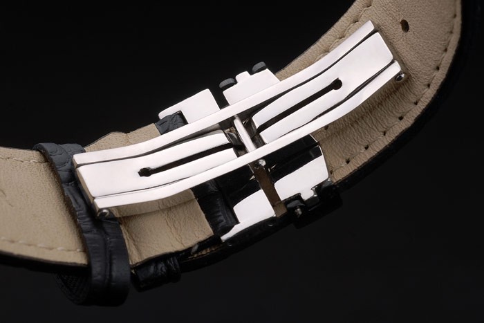 Mido Multifort Black Ceramic Bezel Black Croco Leather Bracelet White Dial 80278 - Image 8