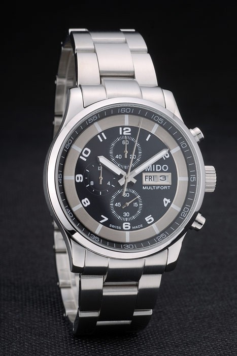 Mido Multifort Stainless Steel Bezel Black Dial 80281 - Image 2