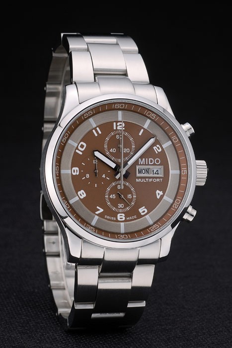 Mido Multifort Stainless Steel Bezel Brown Dial 80283 - Image 2