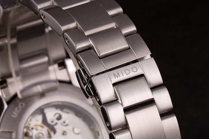 Mido Multifort Stainless Steel Strap Black-Silver Dial 80294 - Image 7
