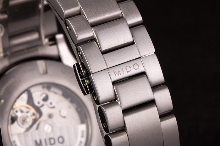 Mido Multifort Stainless Steel Strap Gold Dial 80292 - Image 7