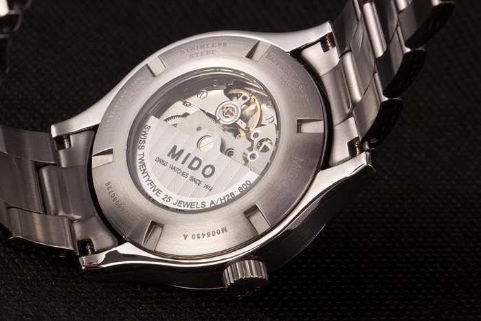 Mido Multifort Stainless Steel Strap Gold Dial 80292 - Image 8