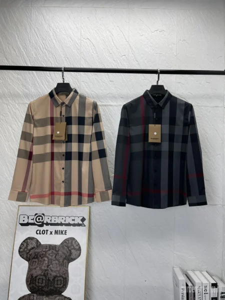 Replica Burberry 4082 Fashion Men Shirt 2 Replica Burberry 4082 Fashion Men Shirt 2