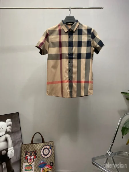 Replica Burberry 533 Fashion Men Shirt 2 Replica Burberry 533 Fashion Men Shirt 2
