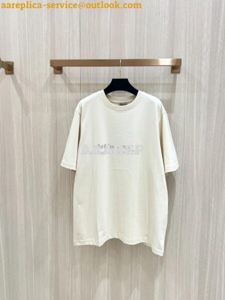 Replica Burberry New Arrival Hem Embroidery Basic T-Shirt 2 Replica Burberry New Arrival Hem Embroidery Basic T-Shirt 2