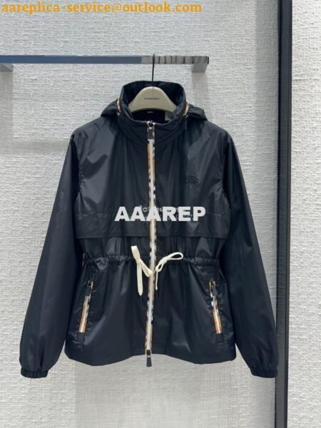 Replica Burberry Spring/Summer New Arrival Sun Protective Hooded Jacket black 2 Replica Burberry Spring/Summer New Arrival Sun Protective Hooded Jacket black 2